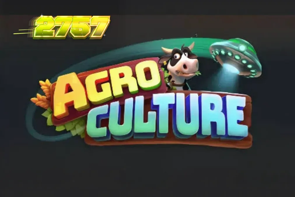 Tampilan visual slot AgroCulture dengan tema alien dan peternakan
